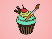 Play Yummy Cupcake Coloring Game on FOG.COM