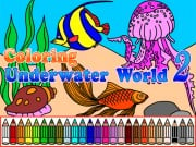Play Coloring Underwater World 2 Game on FOG.COM