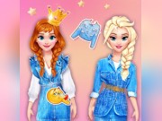 Play Princesses Cool #Denim Outfits Game on FOG.COM