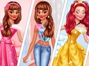 Play Princesses Now And Then Game on FOG.COM