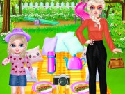 Play Princess Family Picnic Day Game on FOG.COM