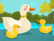 Play Mother Duck and Ducklings Jigsaw Game on FOG.COM