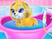 Play Baby Taylor Caring Dog Game on FOG.COM