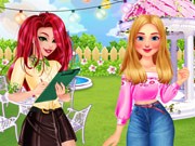 Play Princesses Garden Contest Game on FOG.COM