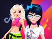 Play TikTok girls vs Likee girls Game on FOG.COM