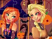 Play Princess Halloween Jigsaw Game on FOG.COM