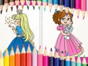 Play Beautiful Princess Coloring Book Game on FOG.COM