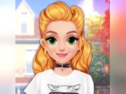 Play Around The World: Blonde Princess Fashionista Game on FOG.COM