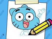 Play How To Draw Gumball Game on FOG.COM