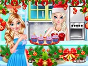 Play Frozen Christmas Cupcake Maker Game on FOG.COM