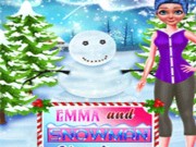 Play Emma And Snowman Christmas Game on FOG.COM