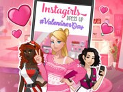 Play Instagirls Valentines Dress Up Game on FOG.COM