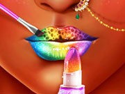Play Princess Lip Art Salon Game on FOG.COM