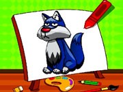 Play Easy Kids Coloring Walfs Game on FOG.COM