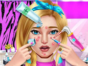 Play Pimple Treatment Makeover Salon Game on FOG.COM