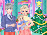 Play Elsa Family Christmas Preparation Game on FOG.COM