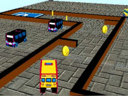 Play School Bus 3D Parking Game on FOG.COM