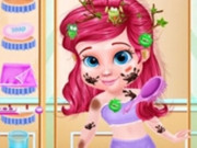 Play Messy Little Mermaid Makeover - Makeup & Dressup Game on FOG.COM