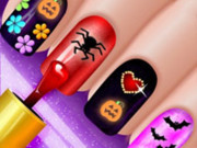 Play Glow Halloween Nails - Polish & Color Game on FOG.COM