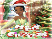 Play Tiana Princess Xmas DressUp Game on FOG.COM