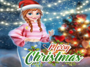 Play Anna Frozen Christmas Sweater Design Game on FOG.COM