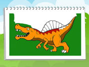 Play Coloring Book Dinosaurs Game on FOG.COM