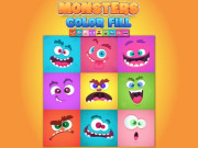 Play Monsters Color Fill Game on FOG.COM