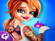 Play Tattoo Dash : Artistic Designs Shop Simulator Game Game on FOG.COM