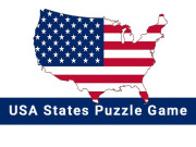 Play USA States Puzzle Game on FOG.COM