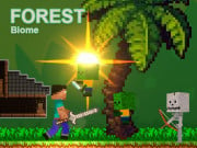 Play Noob vs Zombies - Forest biome Game on FOG.COM