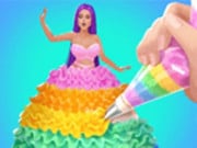 Play Icing On Doll Cake - Creative Bakery Game on FOG.COM