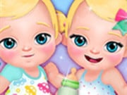 Play My New Baby Twins - Baby Care Game Game on FOG.COM