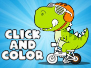 Play Click And Color Dinosaurs Game on FOG.COM