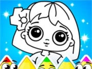 Play Coloring-Dolls-Game Game on FOG.COM