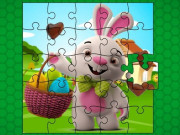 Play Easter Bunny Eggs Jigsaw Game on FOG.COM
