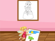 Play Princess Coloring Glitter Game on FOG.COM
