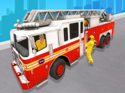 Play City Rescue Fire Truck Games Game on FOG.COM