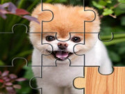 Play Cute Dogs Jigsaw Puzlle Game on FOG.COM