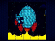 Play Pop It Rockets in Space Jigsaw Game on FOG.COM