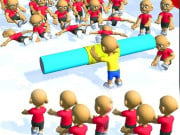 Play Push the Crazy Crowd : Stickman Clash 3D Game on FOG.COM