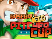Play Baseball Kid : Pitcher Cup Game on FOG.COM