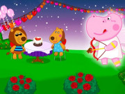 Play Hippo Valentine Cafe Game on FOG.COM