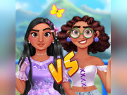 Play Mirabella vs Isabell Glamorous Fashion Battle Game on FOG.COM