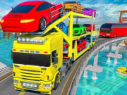 Play Crazy Mega Car Transport Truck Game Game on FOG.COM