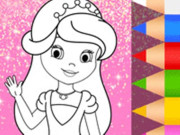 Play Princess Coloring Glitter - Art Game Game on FOG.COM