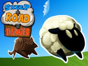 Play Sheep + road = Danger Game on FOG.COM