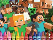 Play 4GameGround - Minecraft Coloring Game on FOG.COM
