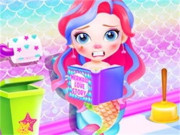 Play Baby-Mermaid-Caring-Game Game on FOG.COM