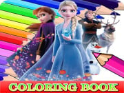 Play Coloring Book for Frozen Elsa Game on FOG.COM