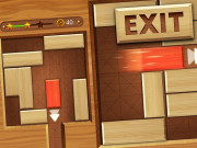 Play EXIT : unblock red wood block Game on FOG.COM